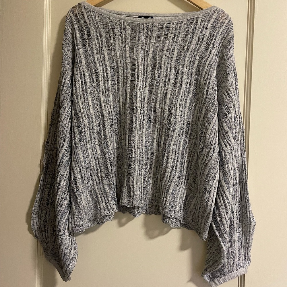 Splendid Sierra balloon pullover sweater